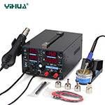 HOT AIR SOLDERING 3 IN 1 SMD REWORK STATION YIHUA 853D USB 2A